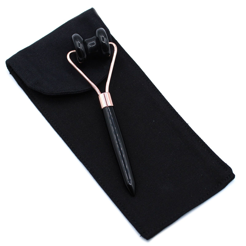 Gemstone Jawline Roller - Black Obsidian – view 2