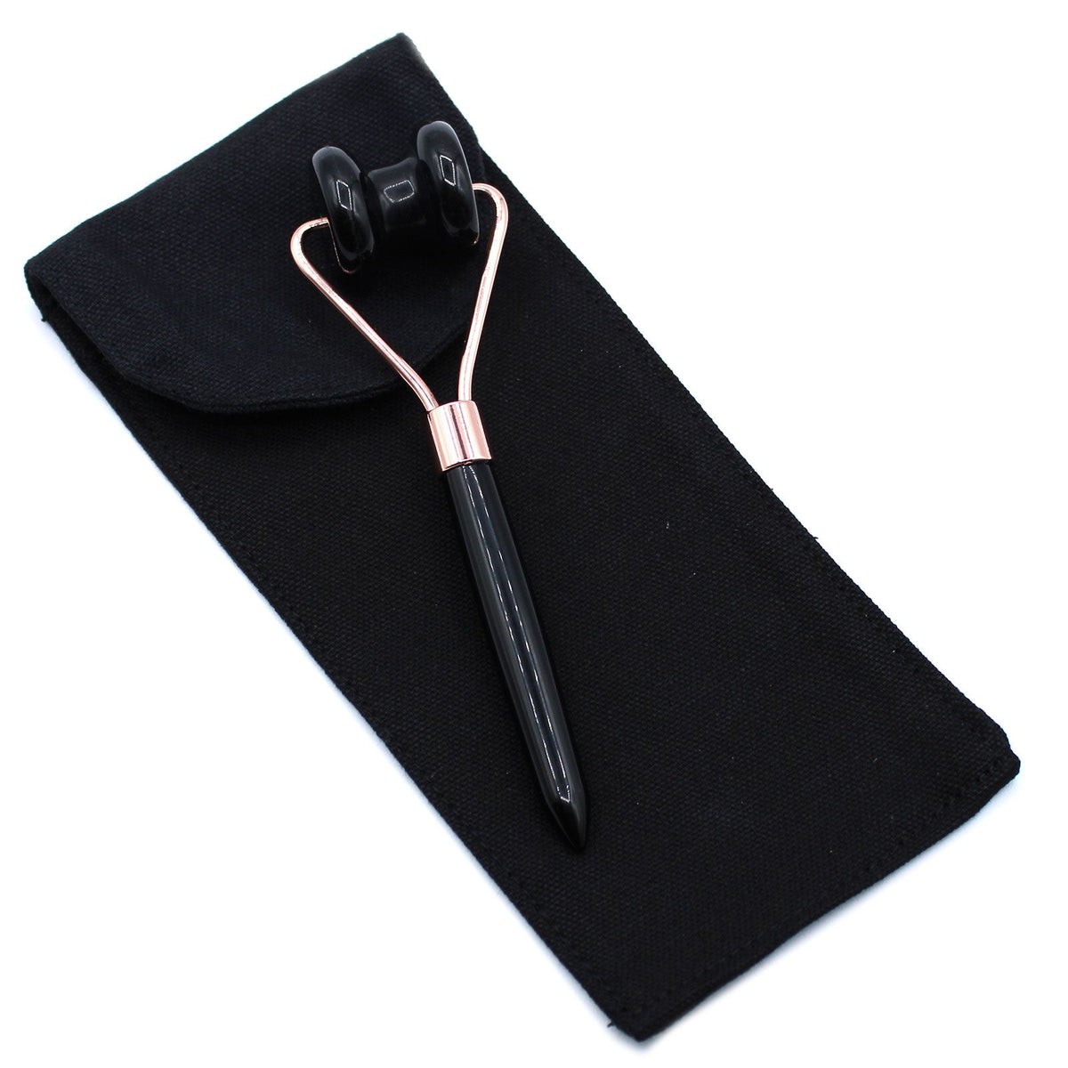 Gemstone Jawline Roller - Black Obsidian – view 2