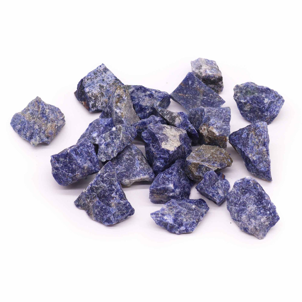 Raw Sodalite Crystal Chunks, 500g