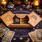 Sun and Moon Carved Sliding Box for Tarot – view 5