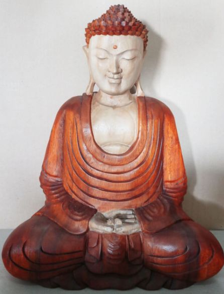 Hand Carved Buddha Statue, Hand Down Pose, 40cm – view 7