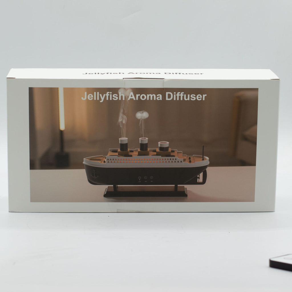 Ship-Shaped Aroma Diffuser with Puff Effect and LED Light – view 8
