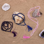 108 Bead Mala Necklace - Rose Quartz – view 3