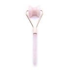 Gemstone Jawline Roller - Rose Quartz with Cotton Pouch