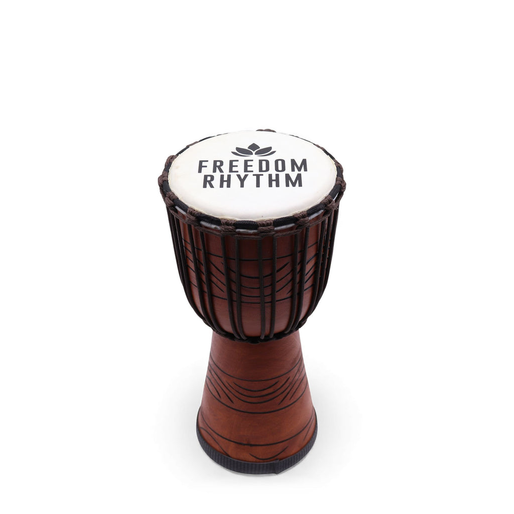 Freedom Rhythm Djembe Drum - Medium 40cm, 18cm Head