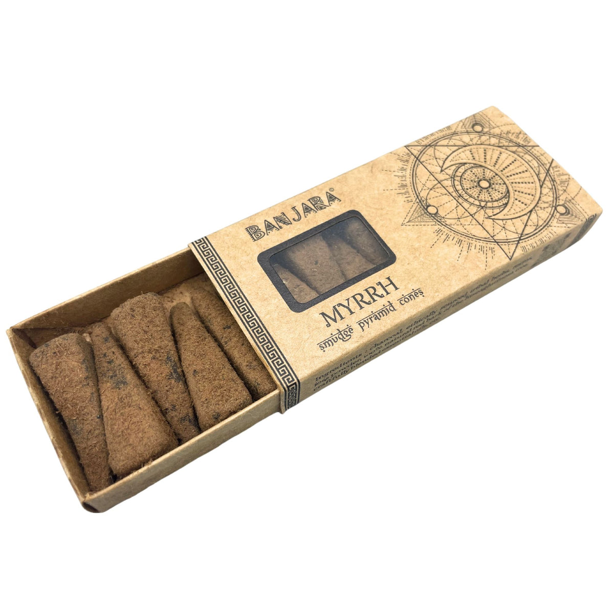 Banjara Smudge Pyramid Cones - Myrrh – view 8