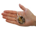 Swirl Wrapped Tiger Eye Gemstone Necklace