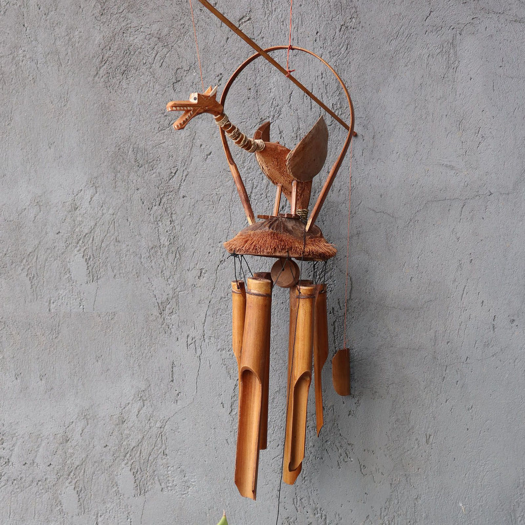 Bamboo Wind Chime - Coconut Dragon – view 2