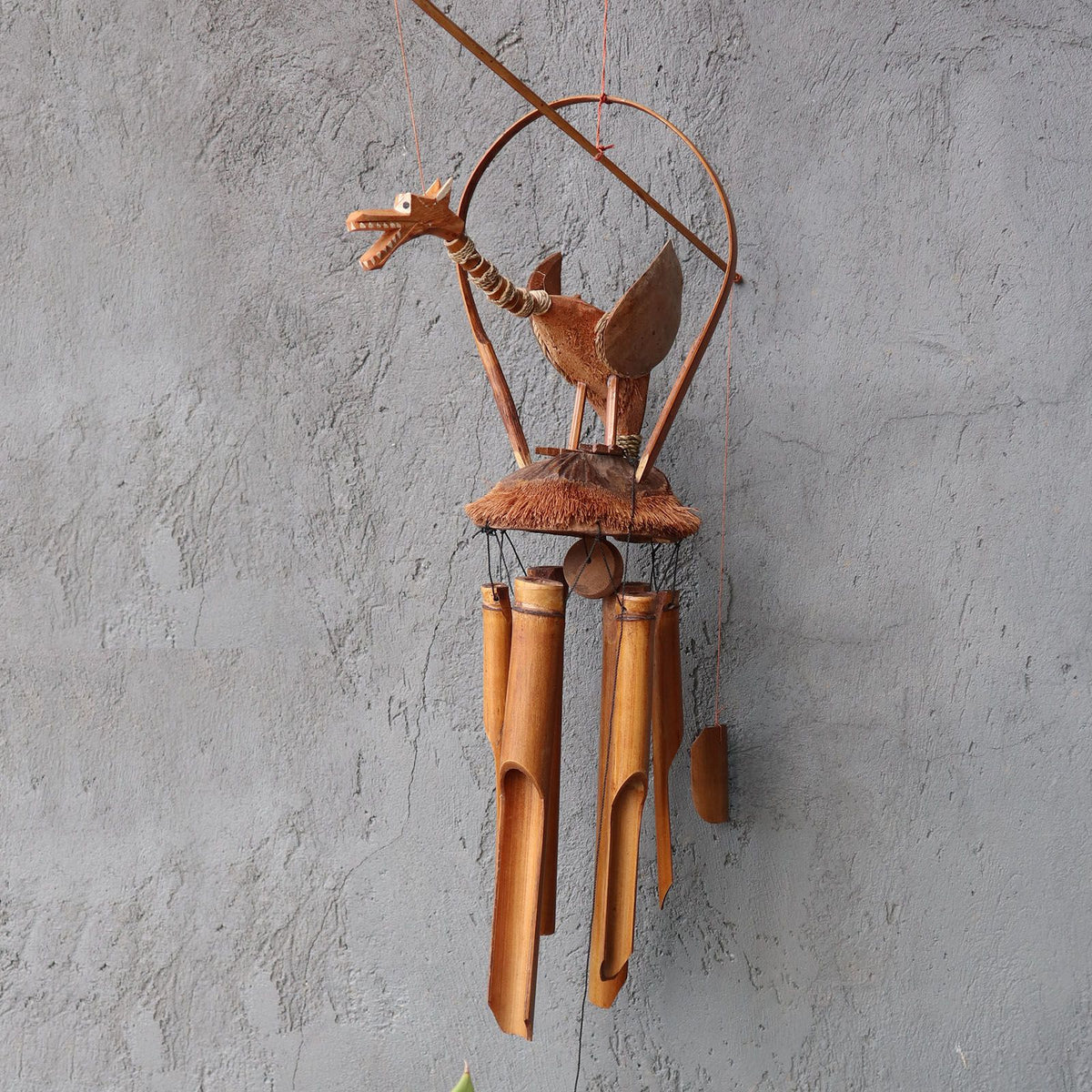 Bamboo Wind Chime - Coconut Dragon – view 2
