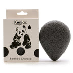 Teardrop Konjac Sponge - Bamboo Charcoal