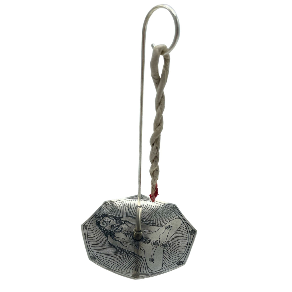 Rope Incense and Silver Plated Holder Set - Seven Chakras – view 2