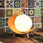 Natural Coconut Lamp - Chocolate Twist – view 3