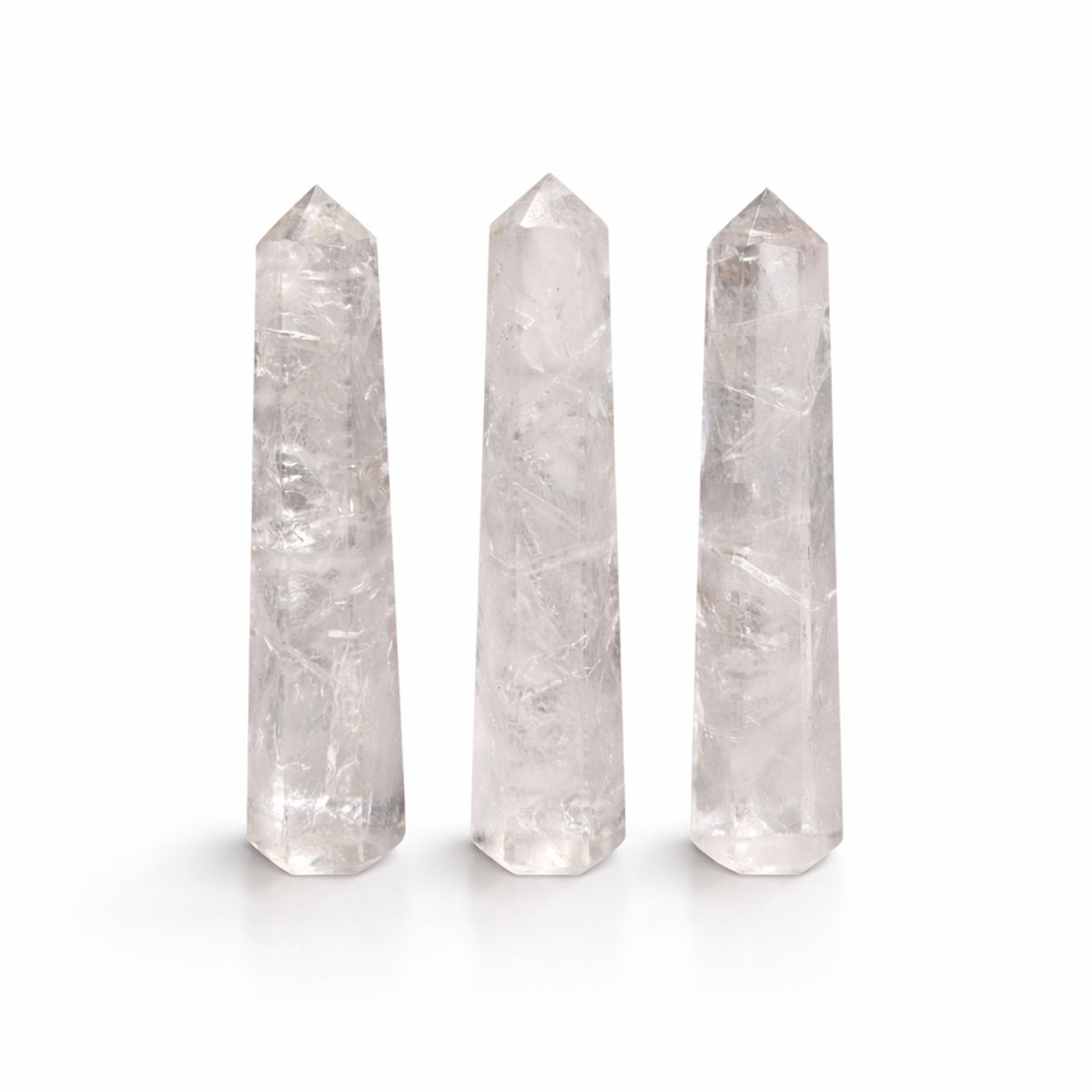 Clear Quartz Six Face Obelisk Point approx 11cm – view 5