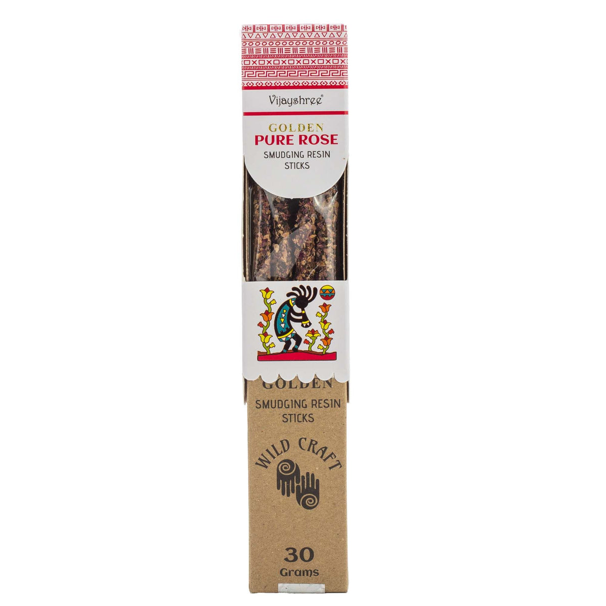 Golden Pure Rose Smudging Resin Sticks - 30g Pack of 6 – view 4