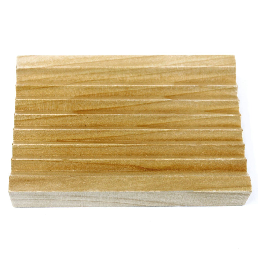 Hemu Wood Soap Dish - Groovy – view 4
