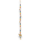 Brass Elephant Wind Chime with Chakra Beads, 53cm – view 2