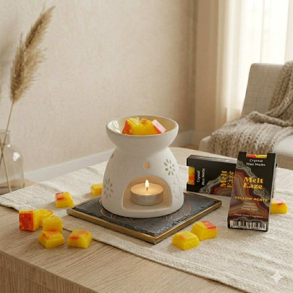 Yellow Agate Wax Melts 50g - Fresh Citrus – view 7