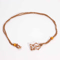 Waxed Cotton Necklace Cord 45cm - Brown