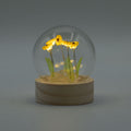 Floral Glow Dome - 5 Sunflowers, LED Battery
