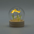 Floral Glow Dome - 5 Sunflowers, LED Battery
