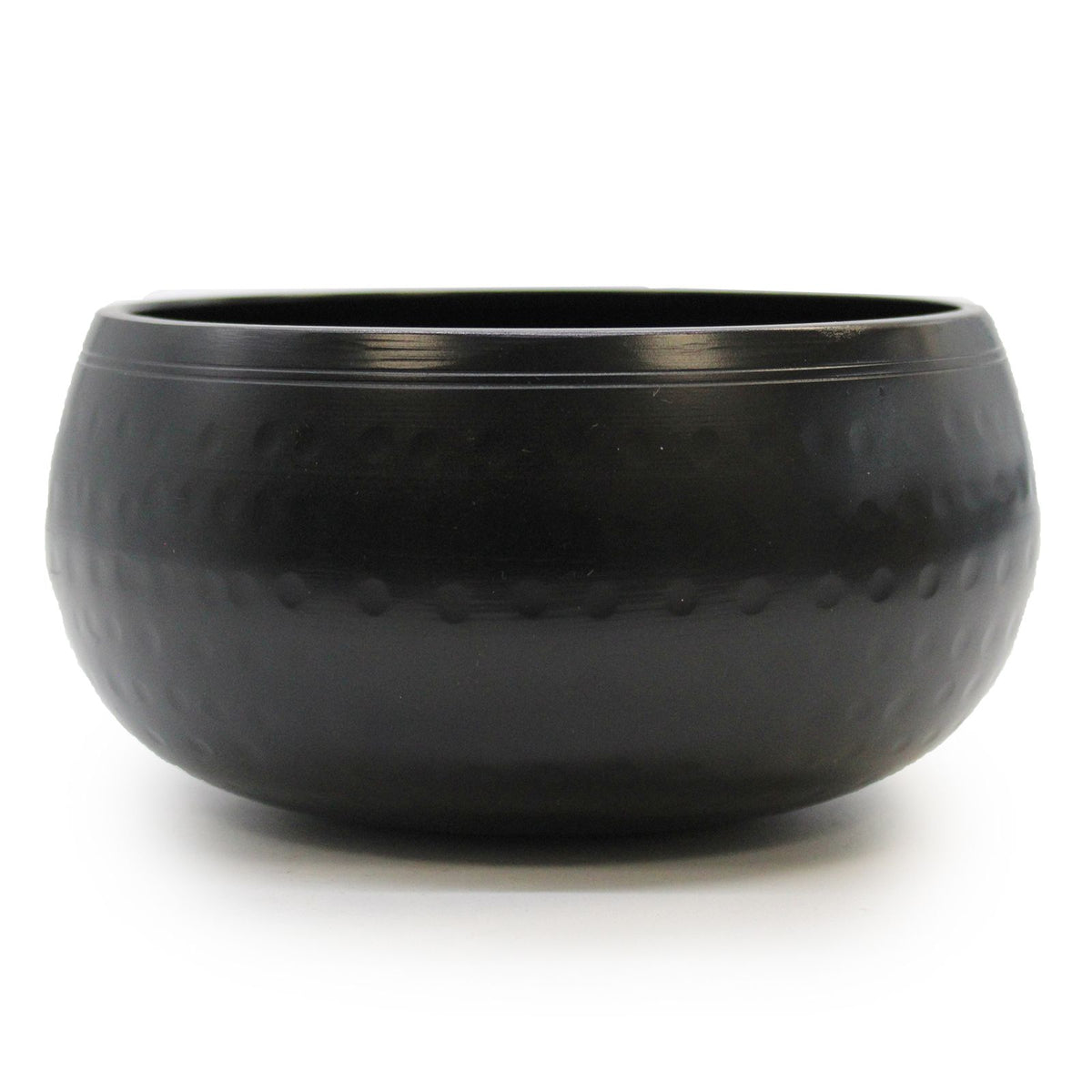 Medium Black Beaten Singing Bowl - 15cm – view 3