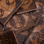Assorted Esoteric Leather Notebooks, Set of 8 – 15x11 cm – view 7