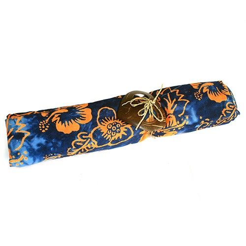 Bali Block Print Sarong - Tropical Print - 155x120cm – view 2