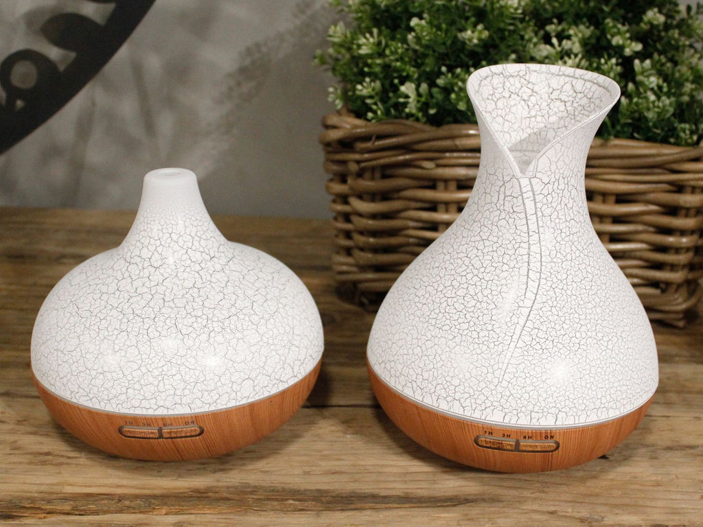 Palma Shell-Effect USB Aroma Diffuser with Colour-Change LED – view 6