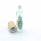 Aventurine Roller Bottle with Wooden Cap, 5ml, 8.8cm – view 4