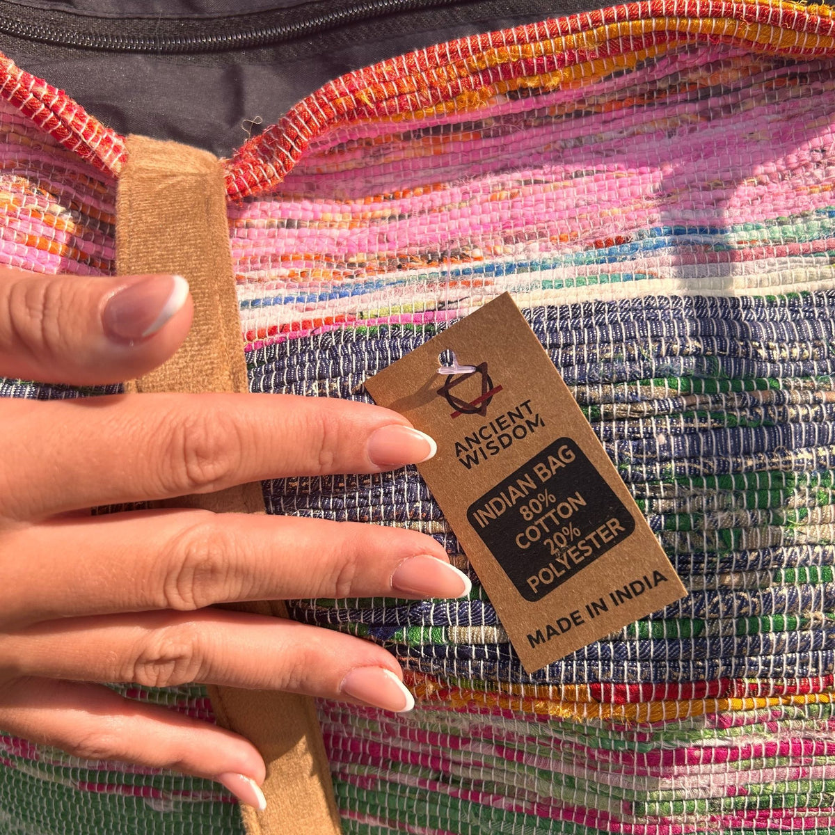 Recycled Big Rug Bag - Shades of Dusk – view 2