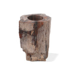 Petrified Wood Candle Holder - Single Tall – view 4