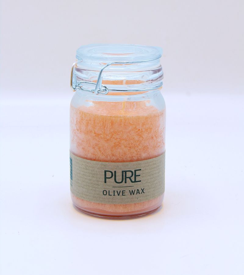 Olive Wax Jar Candle - Mandarin – view 3