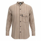 Nomad Sari Grandad Shirt - Brown Beige - XL