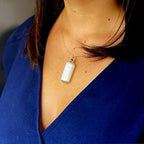 Selenite Obelisk Pendant – view 3