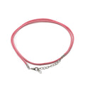 Faux Suede Pendant Cord 2.5mm x 55cm - Pink
