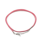 Faux Suede Pendant Cord 2.5mm x 55cm - Pink