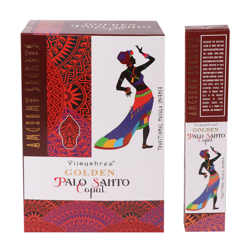 Golden Copal and Palo Santo Incense Sticks (15g)
