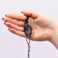 Laced Sodalite Teardrop Gemstone Pendant