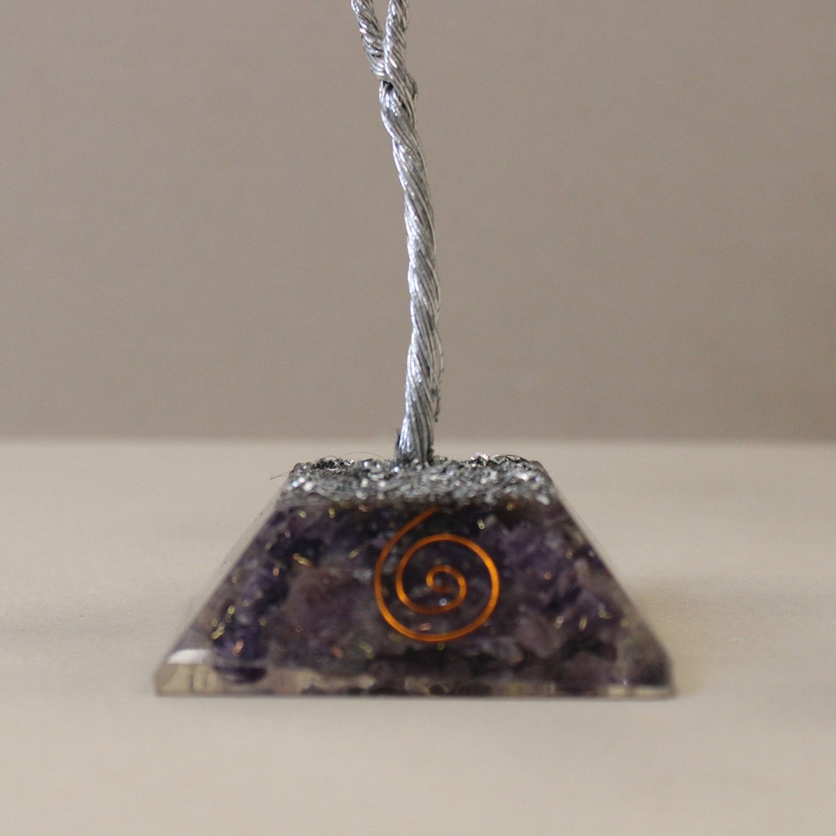 Amethyst Gemstone Tree with Orgonite Base - 80 Stone – view 3