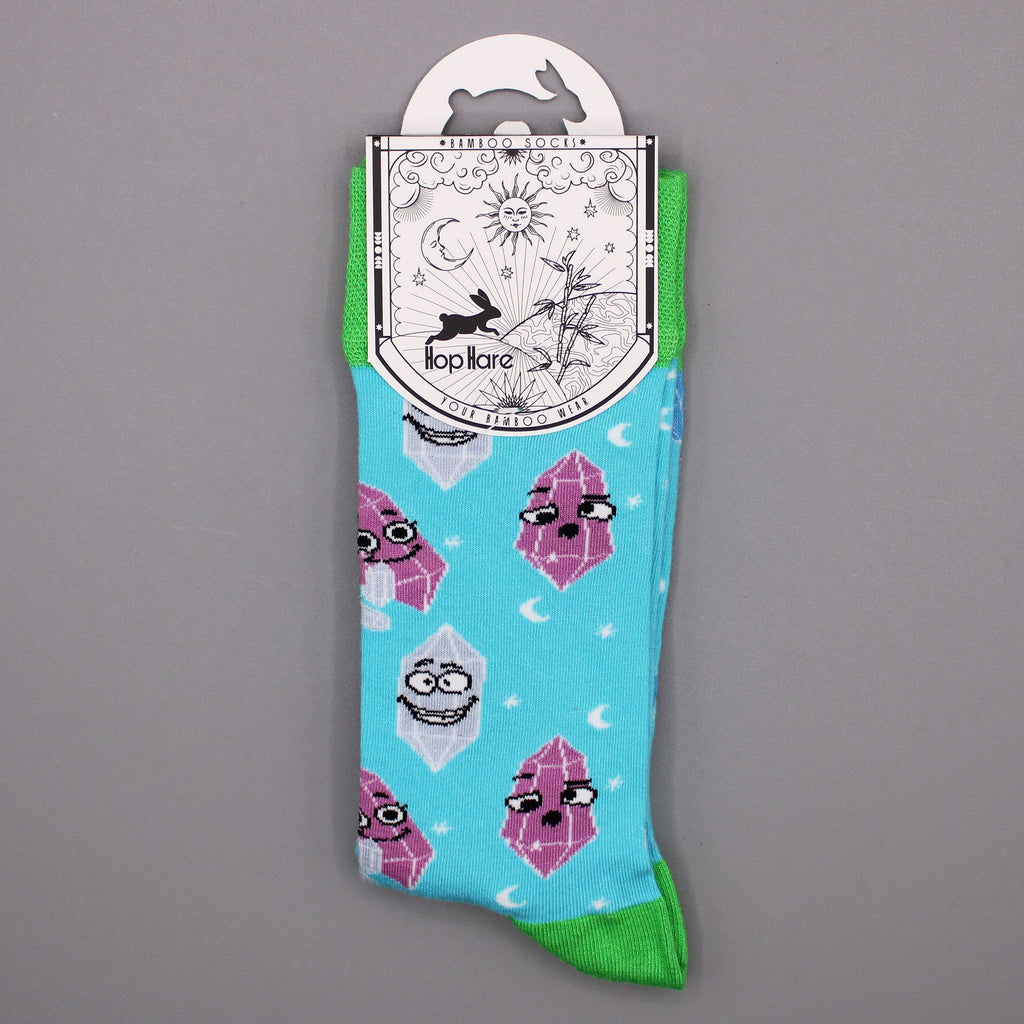 Hop Hare Bamboo Socks Lucky Gemstones Print (36-40) – view 4