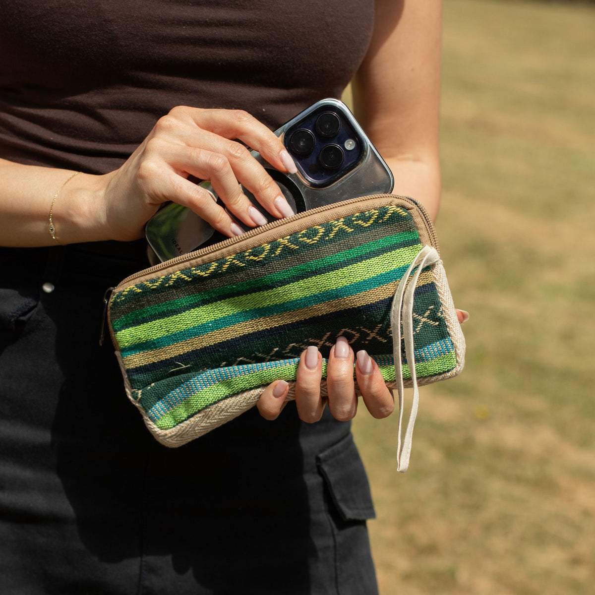 Hemp Phone/Tobacco/Anything Zip Pouch (assorted) – view 8