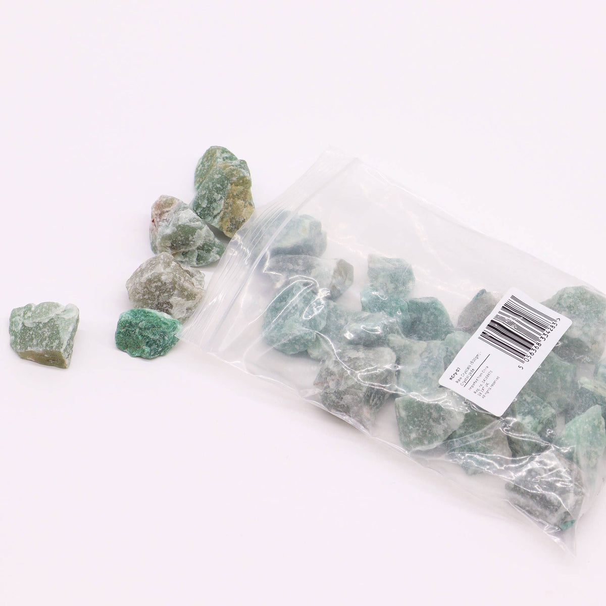 Raw Jade Crystal Chunks, 500g – view 4