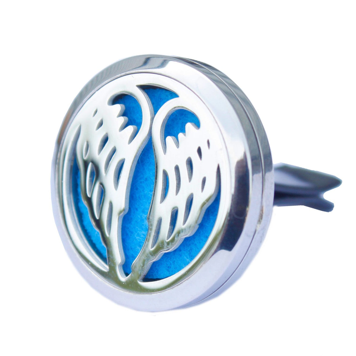 Car Diffuser Locket Kit - Angel Wings - 30mm