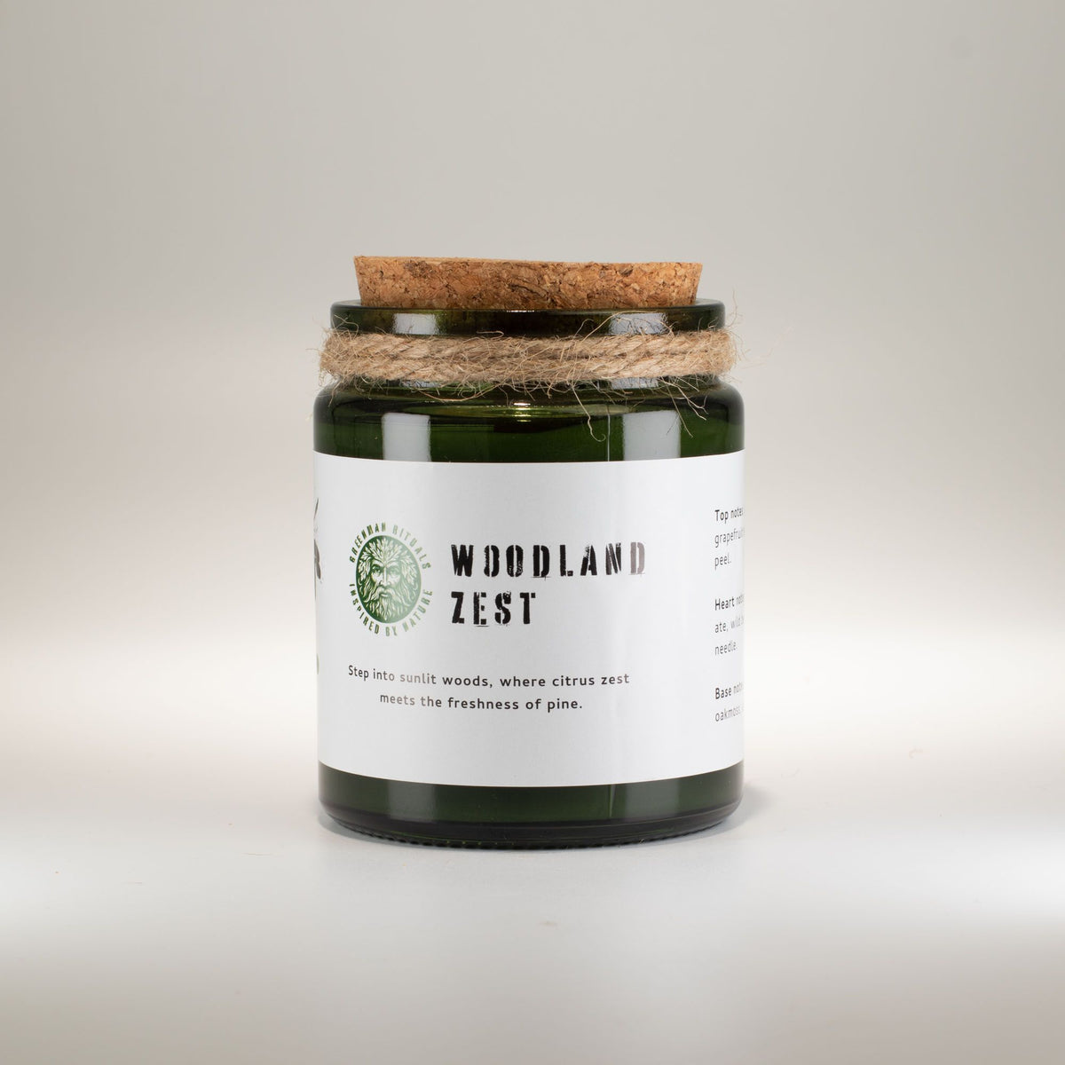 Greenman Woodwick Soy Candle - Woodland Zest – view 2