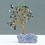 Moss Agate Gemstone Tree - 160 Stones - 20.5cm – view 2