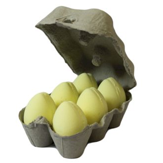 Bath Eggs - Banana, Pack of 6 – view 3