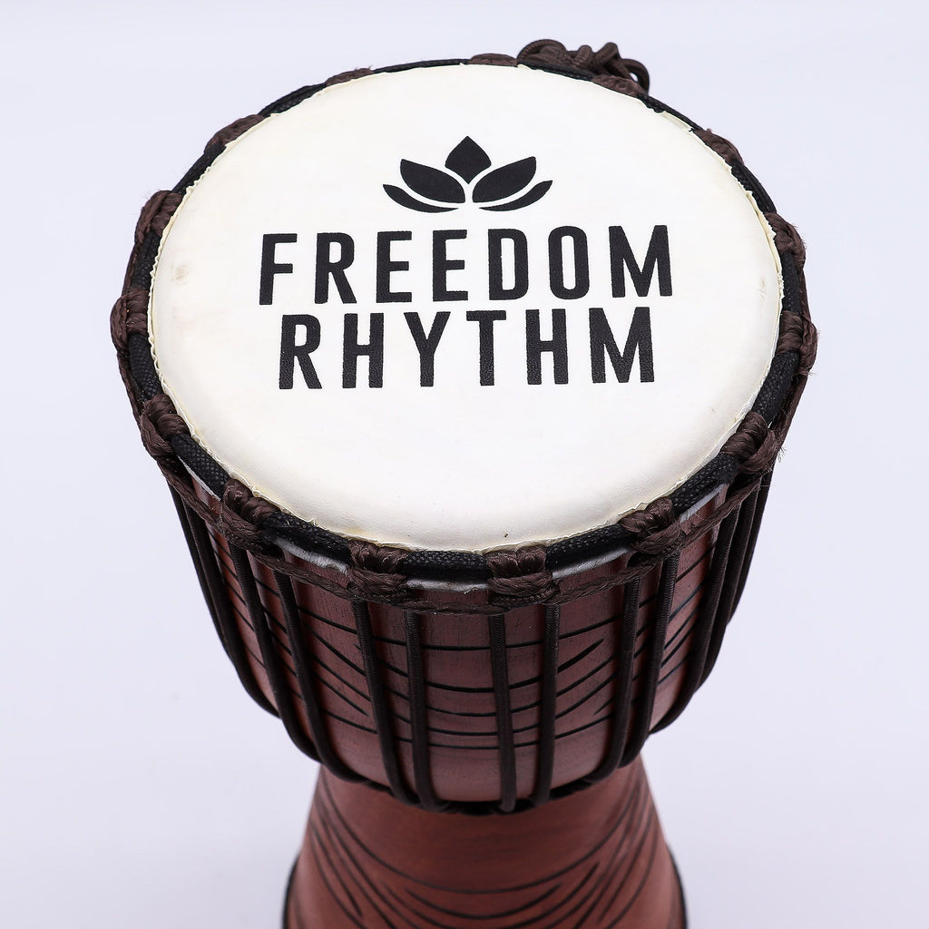Freedom Rhythm Djembe Drum - Medium 40cm, 18cm Head – view 2