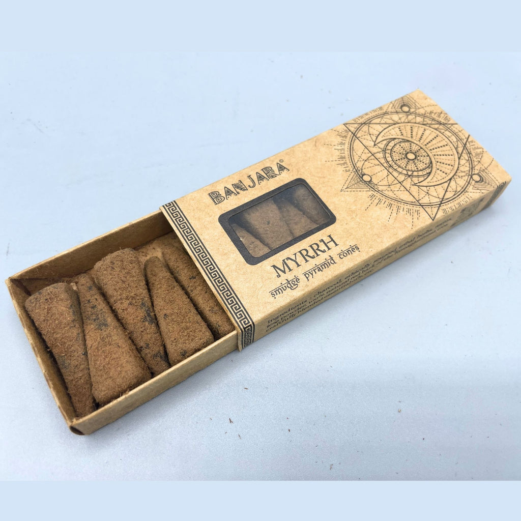 Banjara Smudge Pyramid Cones - Myrrh – view 7