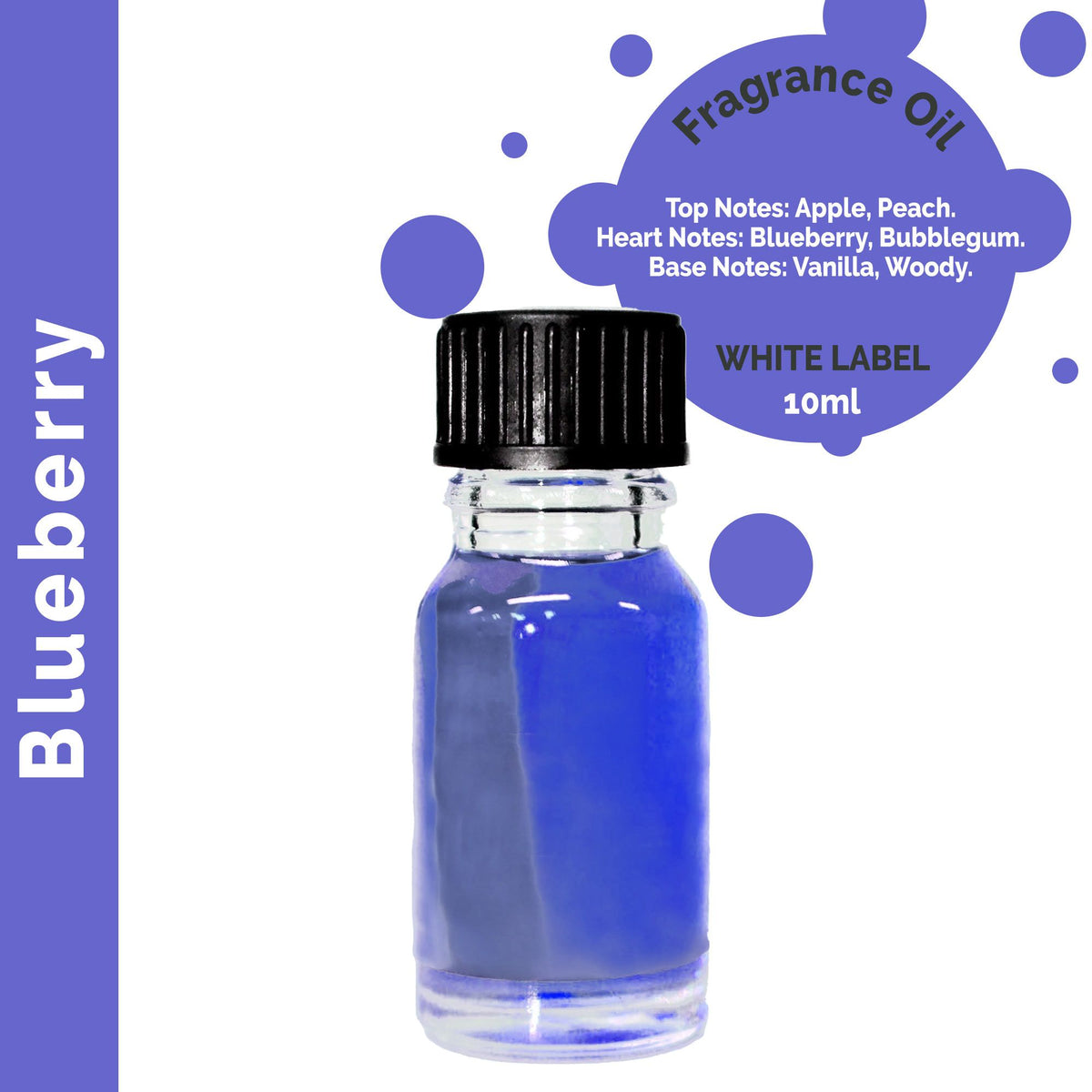 Blueberry Fragrance Oil 10 ml – Plain Bottle – view 4