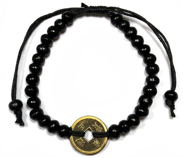 Bali Good Luck Feng Shui Bracelet - Black